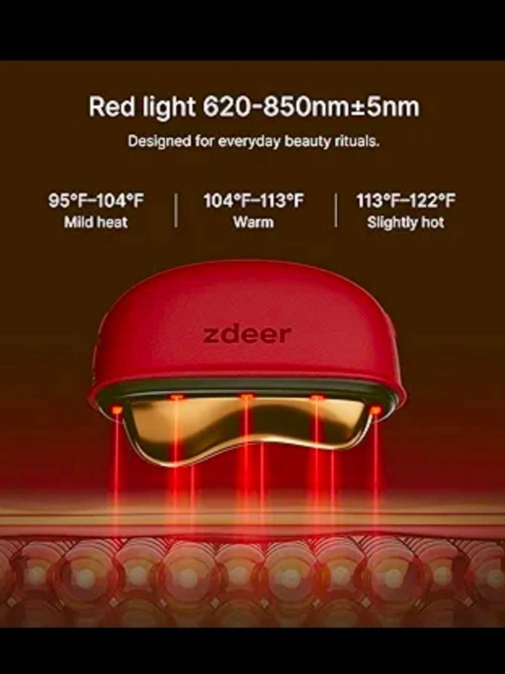 Zdeer Red LED Facial Mask Eye & Face Device